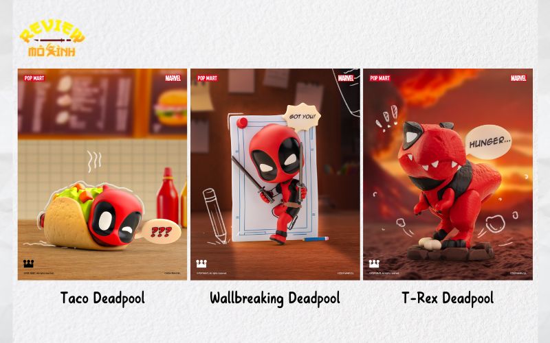 Marvel Deadpool Series Figures Pop Mart